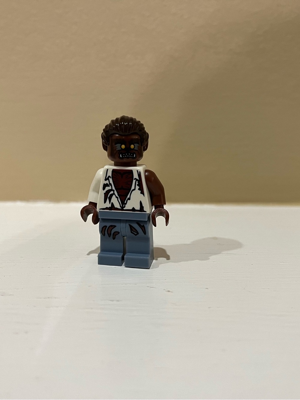 LEGO Minifigure Werewolf Horror Halloween Mystery Mini Action Figure Toy